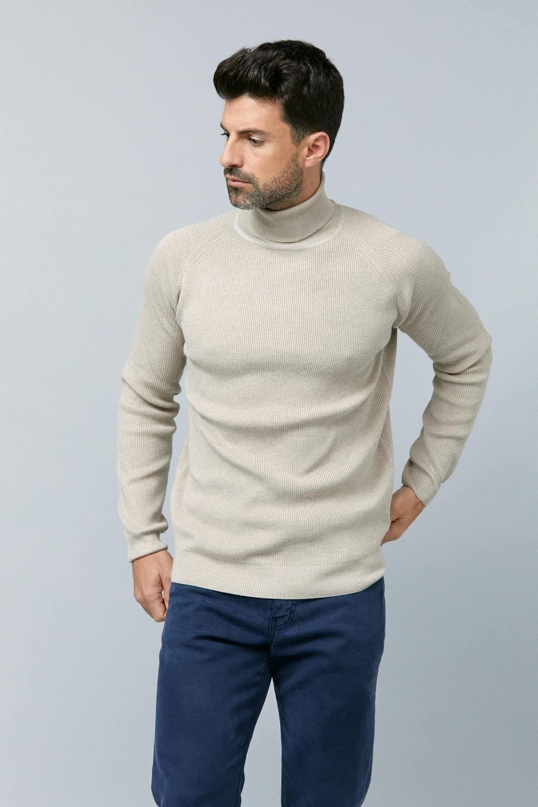 Max-Jersey de cuello alto